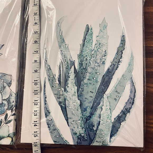 3 PIECE SET PLANT CANVAS ART WALL DECOR, BRAND NEW STILL IN PACKAGING - Picture 6 of 9